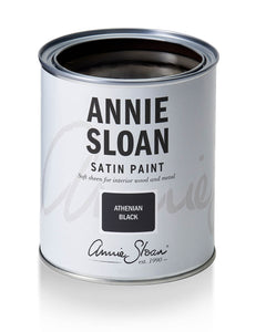 Annie Sloan Satin Paint in Athenian Black