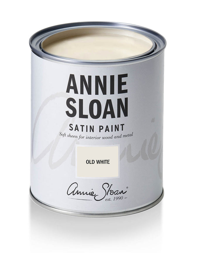 Annie Sloan Satin Paint in Old White